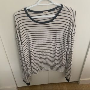 Black and white garage shirt